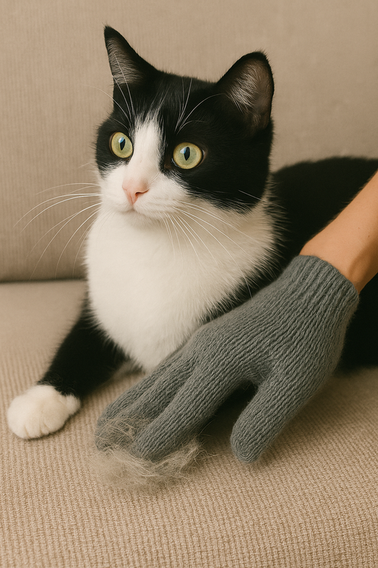 How to Use Yarn Gloves for Maximum Fur Removal